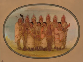 Iowa Indians Who Visited London and Paris