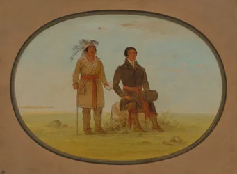 Mohigan Chief and a Missionary