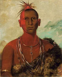 Náh-se-ús-kuk, Whirling Thunder, Eldest Son of Black Hawk