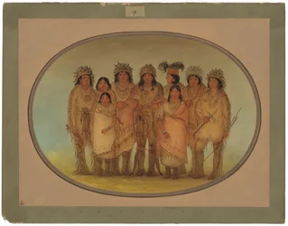 Nine Ojibbeway Indians in London