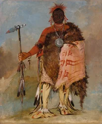 Om-pah-tón-ga, Big Elk, a Famous Warrior