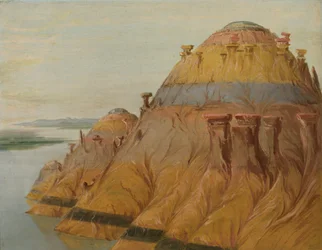 Picturesque Clay Bluff, 1700 Miles above St. Louis