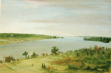 Sault Ste. Marie, Showing the United States Garrison in the Distance