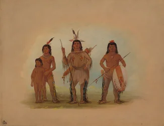 Spokan Chief, Two Warriors, and a Boy