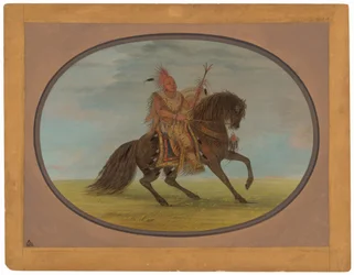 The Running Fox on a Fine Horse - Saukie