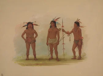 Three Omagua Men, 1854-1869