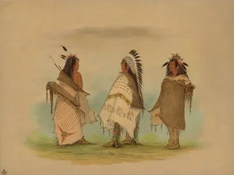 Three Shoshonee Warriors