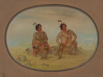 Two Choctaw Indians, 1861-1869