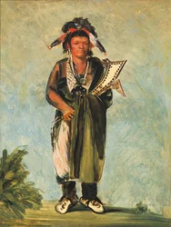 Wah-kón-ze-kaw, The Snake, 1828