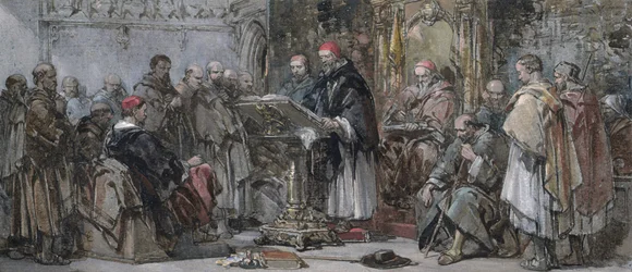 A Scene of Monastic Life: Preaching in the Church