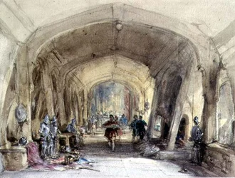 Interior of a Baronial Hall