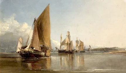 Boats Entering the Medway