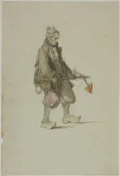 Dutch Sailor, Carrying an Anchor