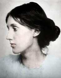 Portrait of the English writer Virginia Woolf