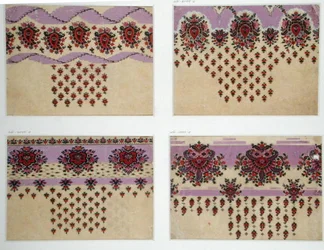 Fabric Designs for Paisley Shawls, c.1871