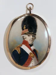Miniature of 1st Lord Bloomfield in Military Uniform