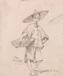 Young Person with a Basket