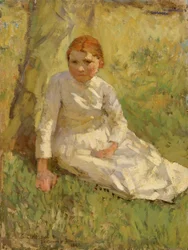 Girl in a field