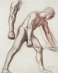 Nude Study for the Boy and the Man