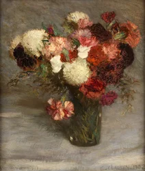 Pinks and Scabious