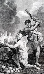 A Flogging on a British Warship