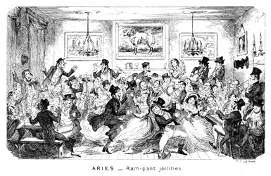 Aries - Ram-pant jollities, 19th century