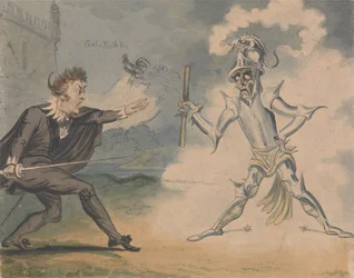 Hamlet and the Ghost, c.1825
