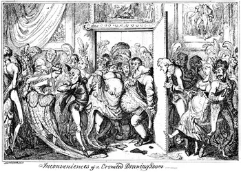 Inconvenience of a Crowded Drawing Room