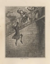 Jonathan Wild Throwing Sir Rowland Trenchard Down the Well-Hole
