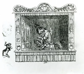 Mr Punch on Hector the Horse