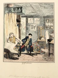 Mrs Sheppard Expostulating with Her Son, Illustration from Jack Sheppard: A Romance by William Harrison Ainsworth