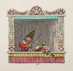 Punch and Judy from Punch and Judy, published 1827