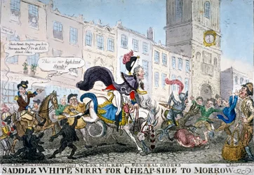 Saddle white Surry for Cheapside to Morrow, 1812