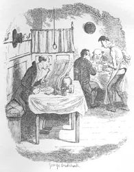 The Tall, Thin, Pale Person, c1900