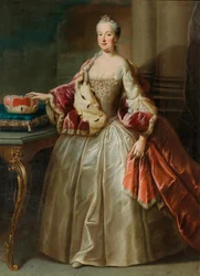 Portrait of Maria Anna of Pfalz-Sulzbach, Princess of Bavaria
