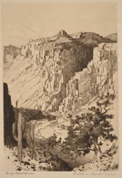 Sketch on Apache Trail, Arizona