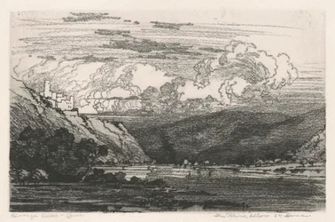 The Rhine, below St. Goar