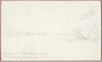 The Rhine below St. Goarshausen