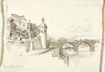 Untitled (Old Bridge over Mosel)