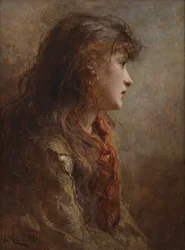 A Gypsy Girl, 1880