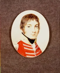 Miniature of Colonel J. Houlton of the Wiltshire Militia, c.1801