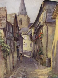 An Old Street in St Goar