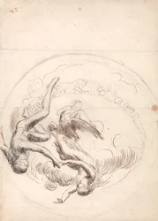 Study for a Circular Ceiling Decoration