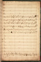 Original Score for the Coronation Anthem for George II and Queen Caroline