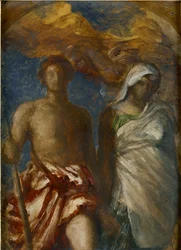 Time and Death, c1868