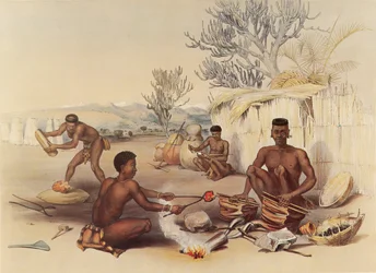 Zulu Blacksmiths at Work
