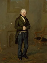 Portrait of a Household Steward of Bramham Park, Yorkshire, identified as John Pollock (1769-1837), c.1822