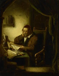 Old Man in His Study