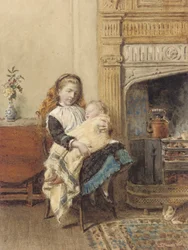 Minding Baby, 1896
