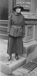 Fania Mindell probably taken during the Brownsville Trial, 1917